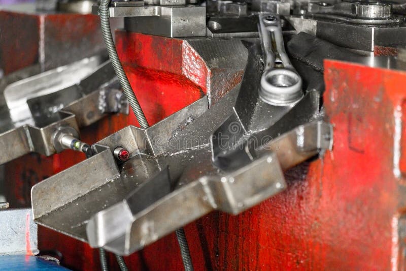 The Process of Bending Sheet Metal on a Hydraulic Bending Machine Stock