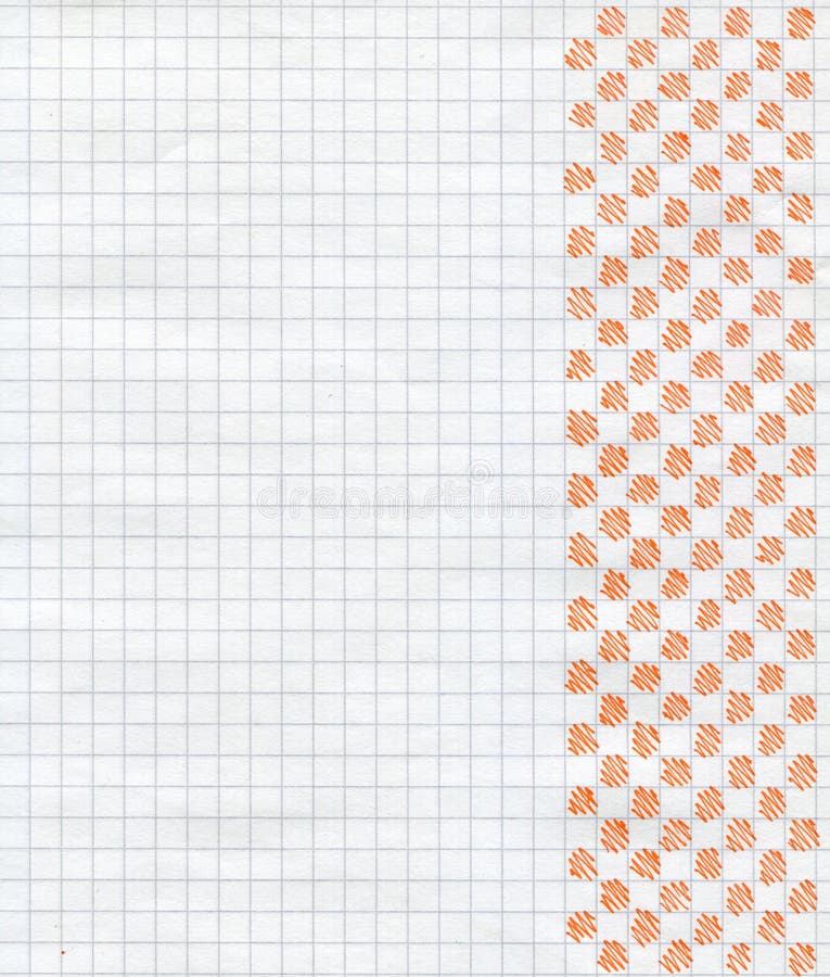 https://thumbs.dreamstime.com/b/sheet-paper-cage-hand-drawing-orange-background-glider-vertical-banner-empty-space-text-school-notebook-242427113.jpg