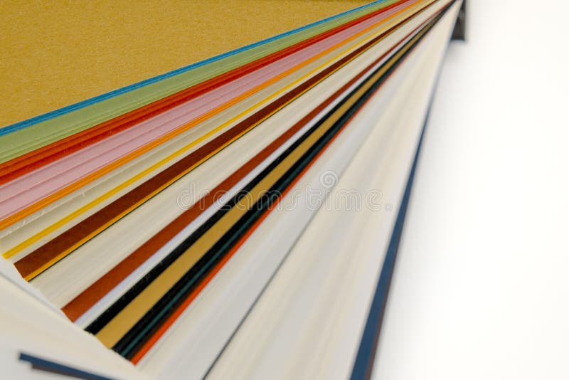 Sheets of colored paper stock image. Image of abstract 230772923