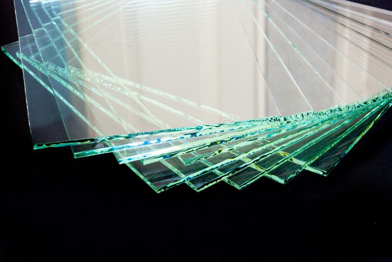 Sheets of Factory Manufacturing Tempered Clear Float Glass Panels Cut