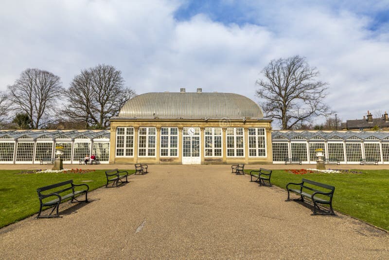 Sheffield Botanical Gardens Pavilion Editorial Stock Image Image of