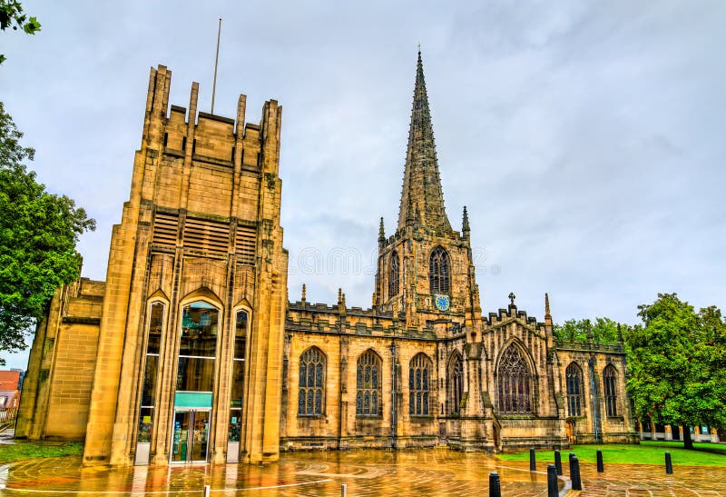 Sheffield Cathedral in South Yorkshire, England