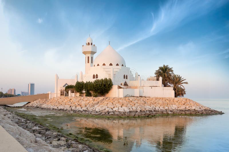 Sheikh Salem bin Laden Mosque at golden hour