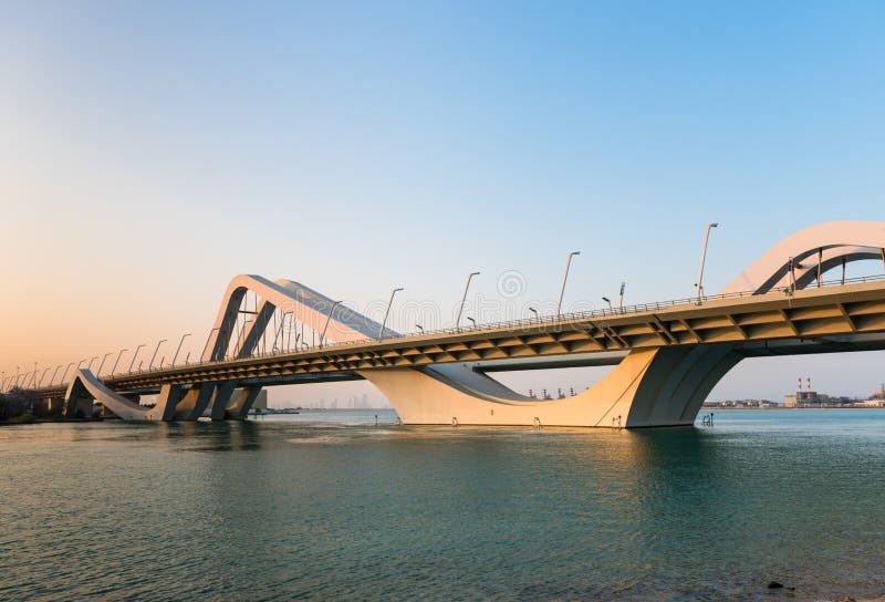 Sheikh Zayed Bridge, Abu Dhabi, United Arab Emirates royalty free stock image Sheikh Zayed Bridge, Abu Dhabi, United Arab Emirates royalty free stock image