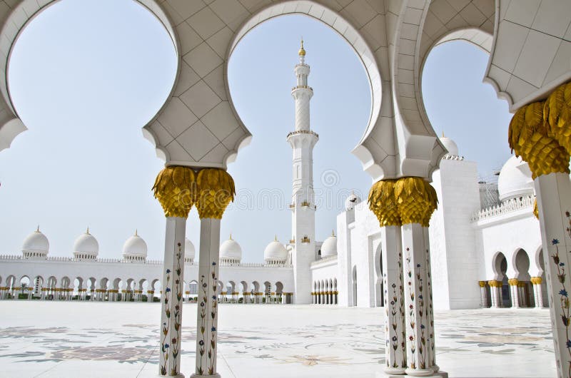 Sheikh Zayed Mosque in Abu Dhabi City