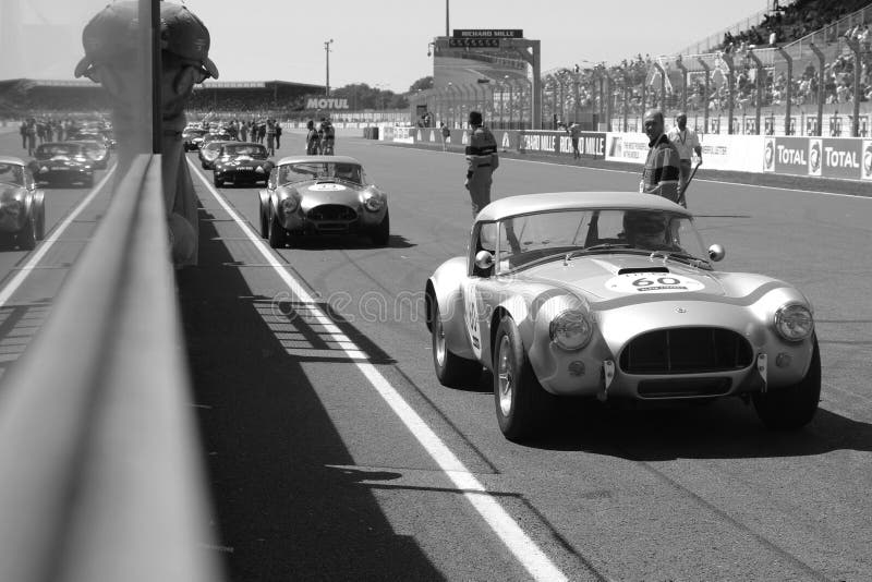 Shelby Cobra am Anfang lizenzfreie stockfotos Shelby Cobra am Anfang lizenzfreie stockfotos