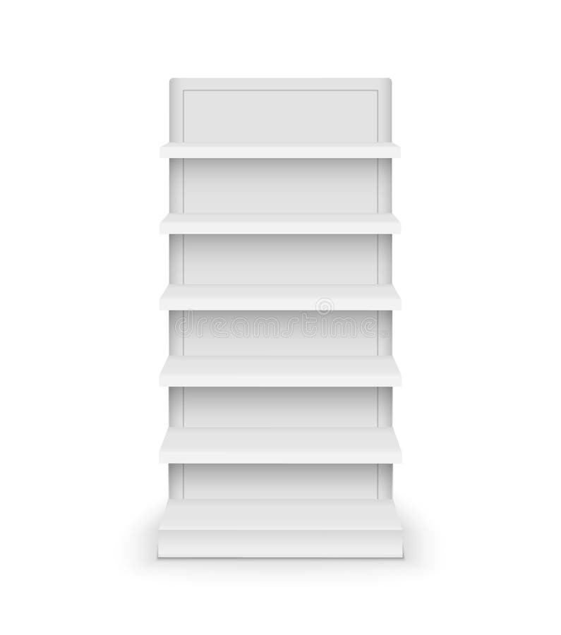 Download Shelf Store Supermarket Mockup Stand Retail Shelf Display Empty Vector Rack Shelves Stock Vector Illustration Of Mock Equipment 206203581