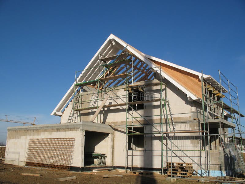 Shell of a house royalty free stock photos