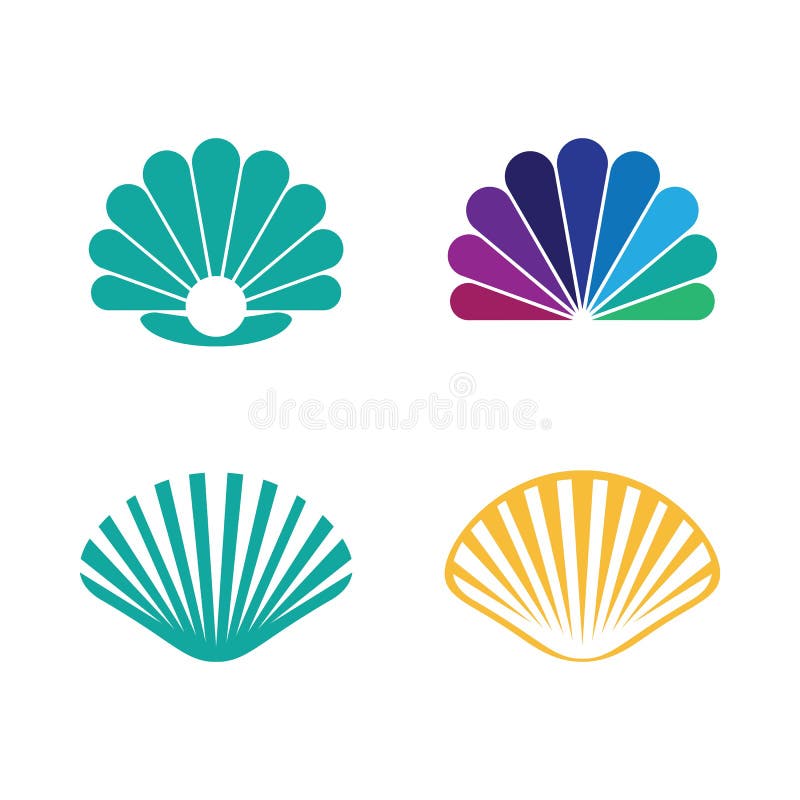 Shell logo illustration stock vector. Illustration of menu - 239982522