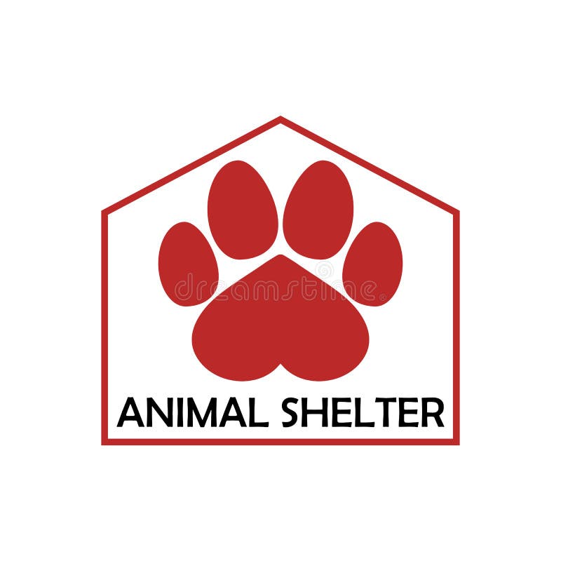 Shelter Animal Logo with Dog Pawprint and Heart. Vector Clipart and Drawing. Isolated Template and Icon on White Background. Stock Vector - Illustration of modern, logotype: 216856937 Shelter Animal Logo with Dog Pawprint and Heart. Vector Clipart and Drawing. Isolated Template and Icon on White Background. Stock Vector - Illustration of modern, logotype: 216856937
