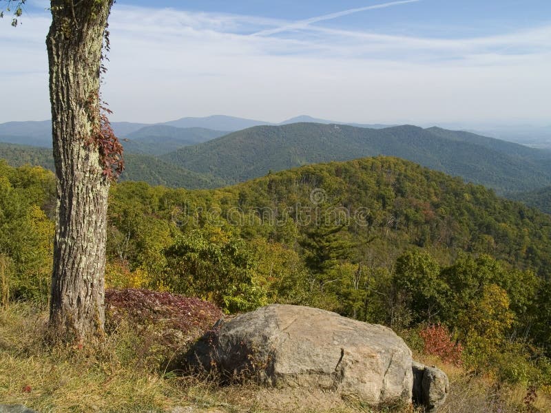 A picturesque view from Skyline Drive at Shenandoah National Park in West Virginia. A picturesque view from Skyline Drive at Shenandoah National Park in West Virginia.