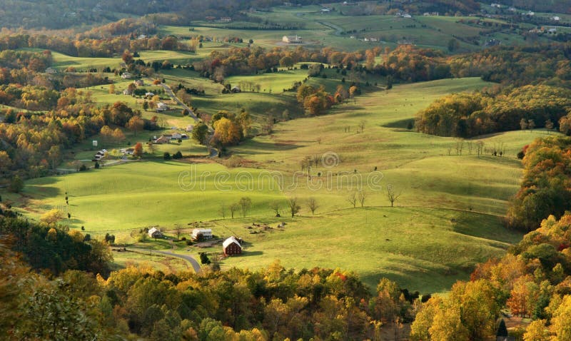 Shenandoah κοιλάδα στοκ εικόνες