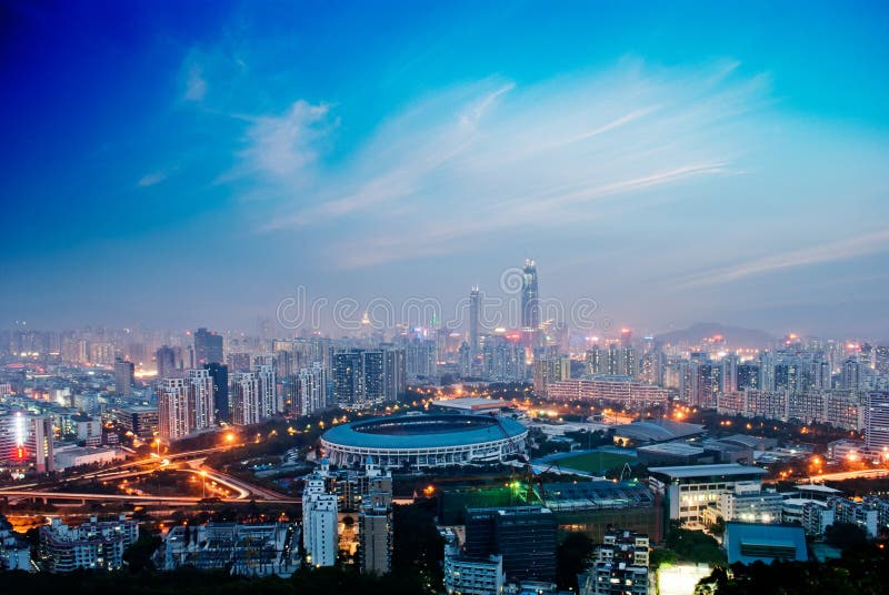Shenzhen arkivfoton Shenzhen arkivfoton