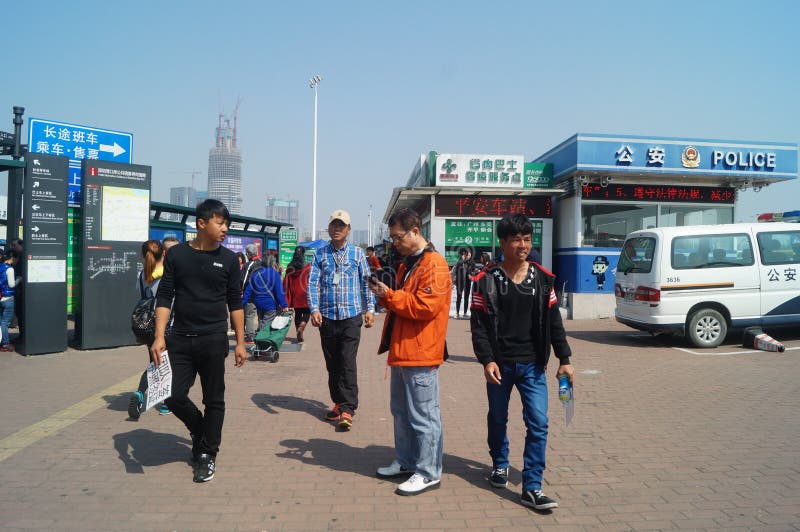 Shenzhen zatoki port w Chiny. Shenzhen zatoki port, łączący Hongkong i Shenzhen, w Chiny, Azja