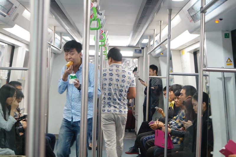 Shenzhen, Κίνα: κυκλοφορία υπογείων στοκ φωτογραφία με δικαίωμα ελεύθερης χρήσης