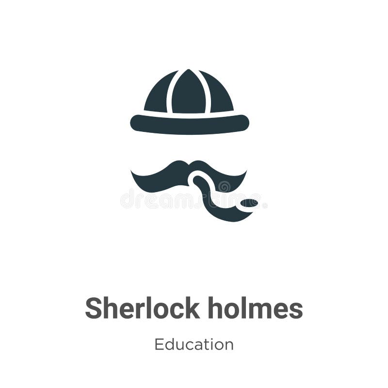 Sherlock Holmes. Icon Detective Stock Vector - Illustration of cigar ...