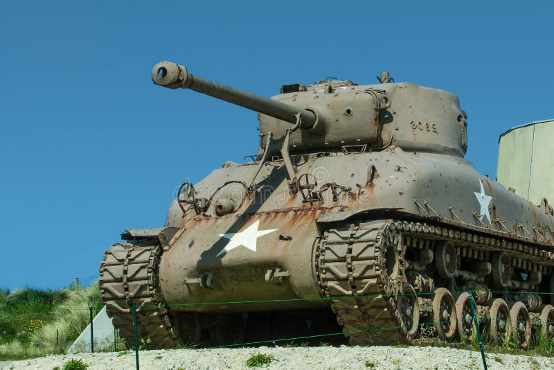 Sherman Tank an UtahStrand Stockbild Bild von utah, museum 34250659