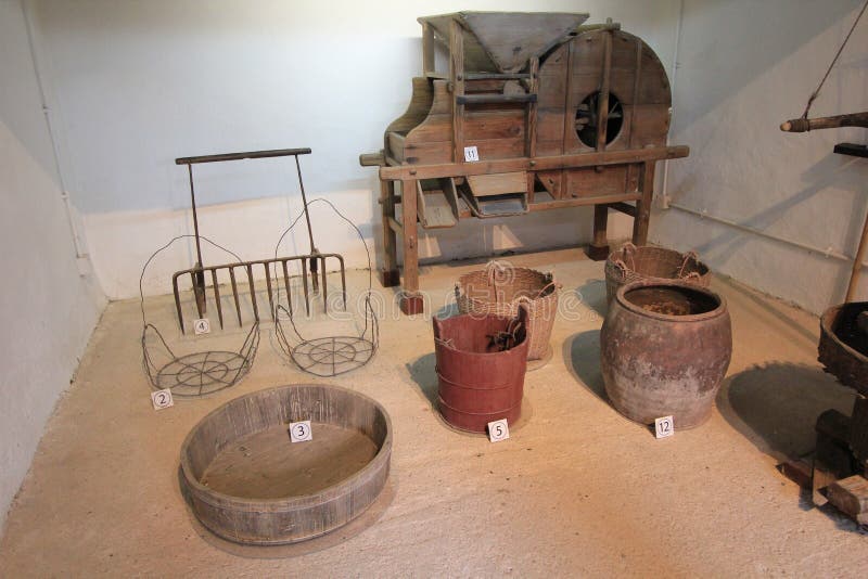 Sheung Yiu Folk Museum in Hong Kong stock images