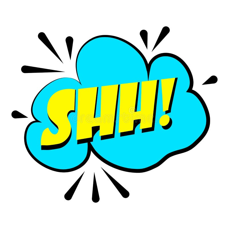 Shh Sound Effect Icon, Cartoon Style Stock Vector - Illustration of label, comic: 120261441 Shh Sound Effect Icon, Cartoon Style Stock Vector - Illustration of label, comic: 120261441