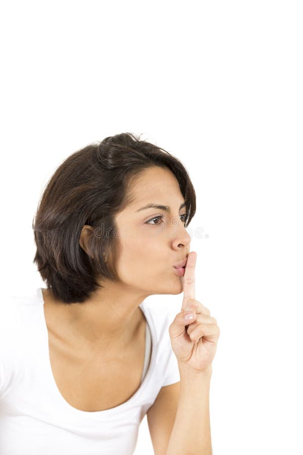 Shhh - Be Quiet royalty free stock photos