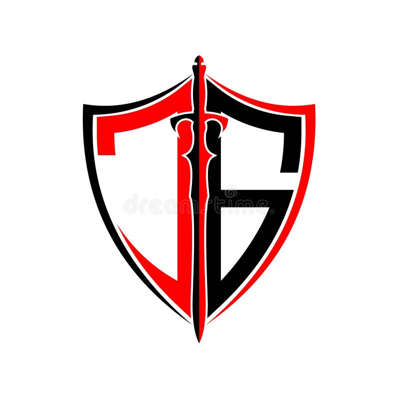 Initials J G Shield Armor Sword For Logo Design Inspiration Stock Vector Illustration Of Lettering Icon Initials J G Shield Armor Sword For Logo Design Inspiration Stock Vector Illustration Of Lettering Icon