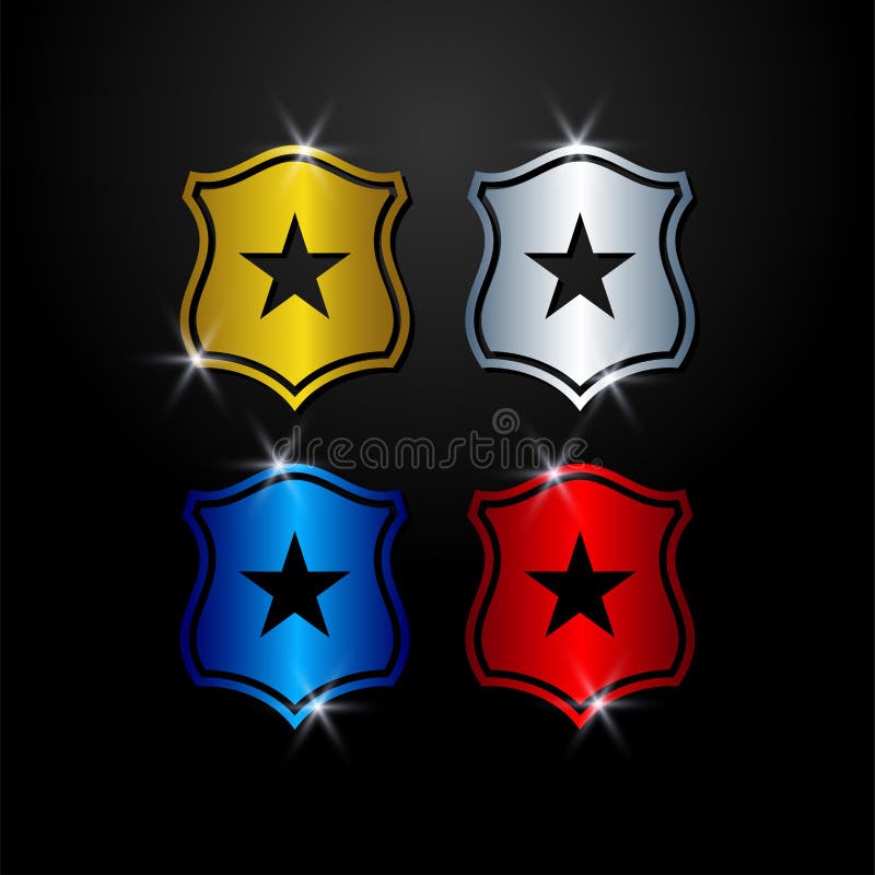 Shield Guard Vector. Protection and Safety Symbol Stock Vector