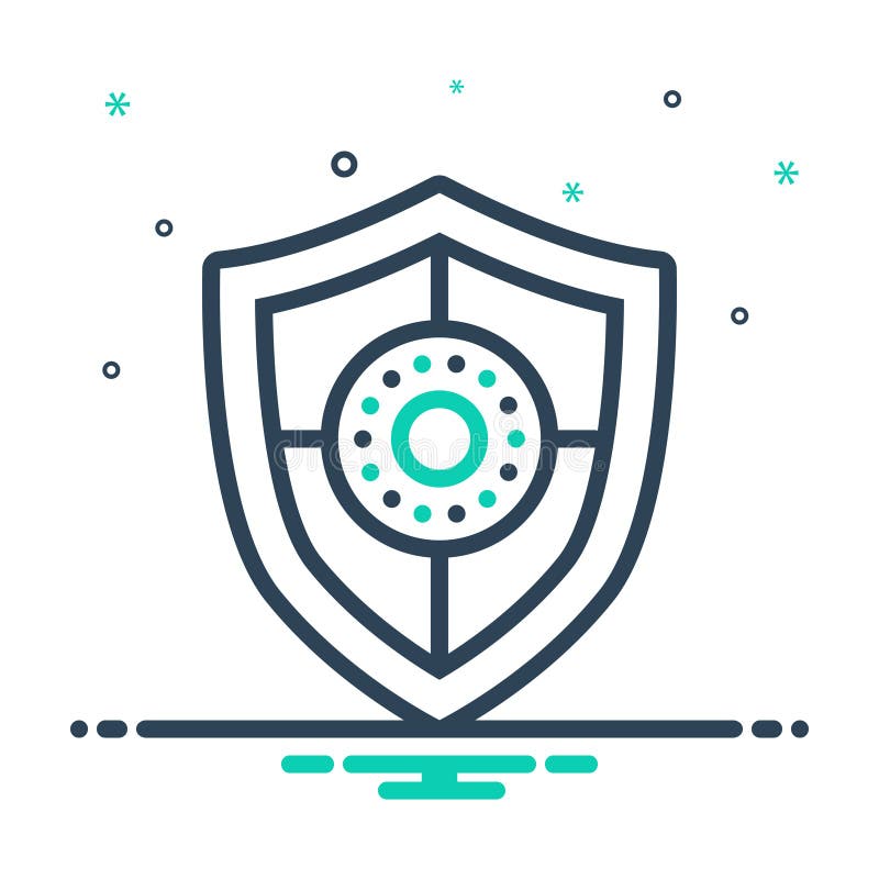 Shield Safeguard Green Badge Symbol Stock Vector Illustration of guarantee, green 237278340