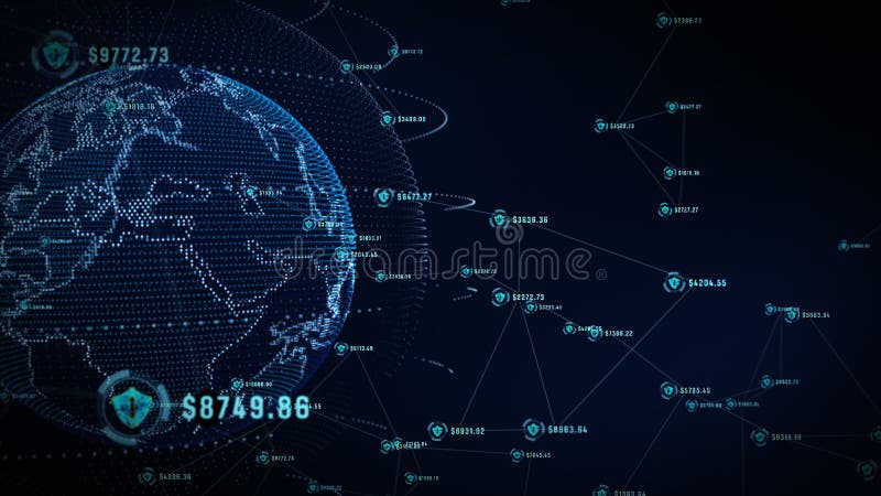 Shield icon on secure global network, Technology network and cyber security concept. Protection for worldwide connections. Earth royalty free stock images Shield icon on secure global network, Technology network and cyber security concept. Protection for worldwide connections. Earth royalty free stock images