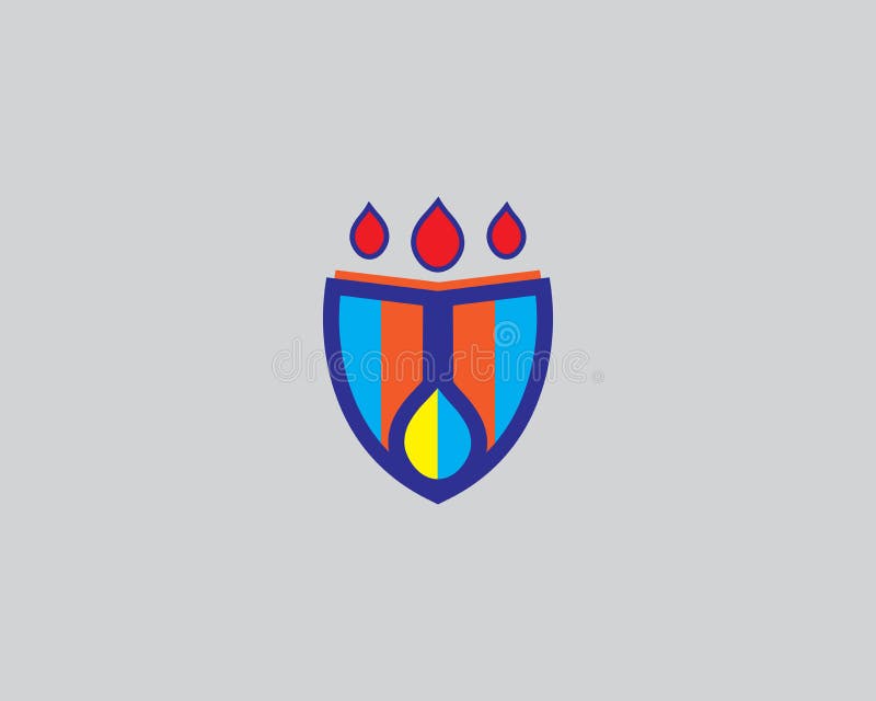 Shield oil logo stock vector. Illustration of yellow 179763552