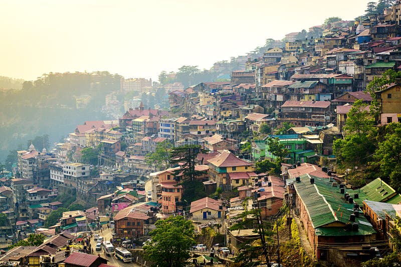 Shimla aireal view stock photos Shimla aireal view stock photos