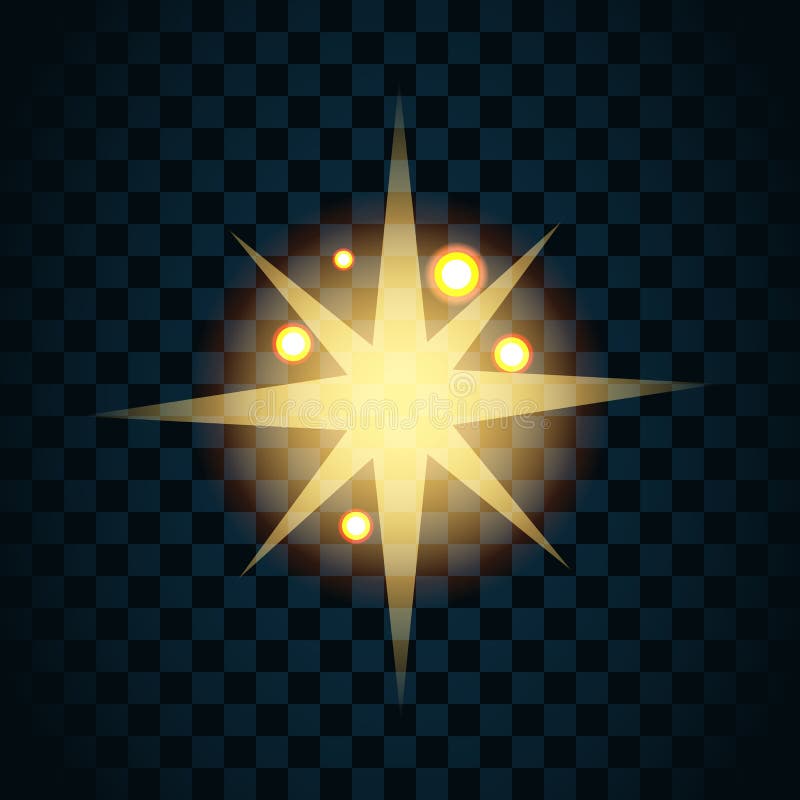 Shine gold star with glitter and golden sparkle icon 1