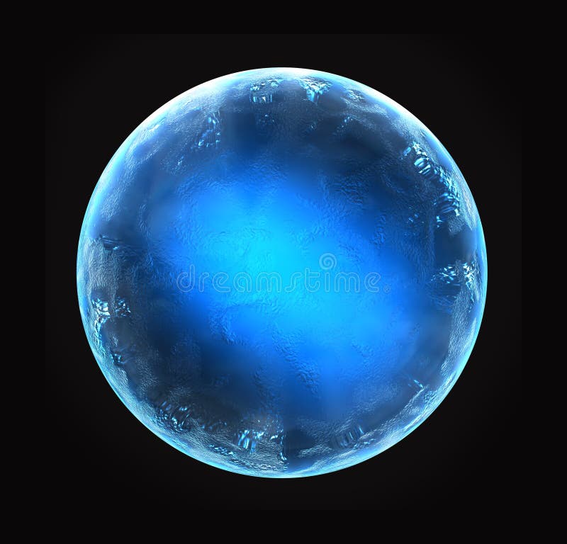 Shining Blue Ball