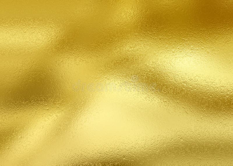 Shining gold foil