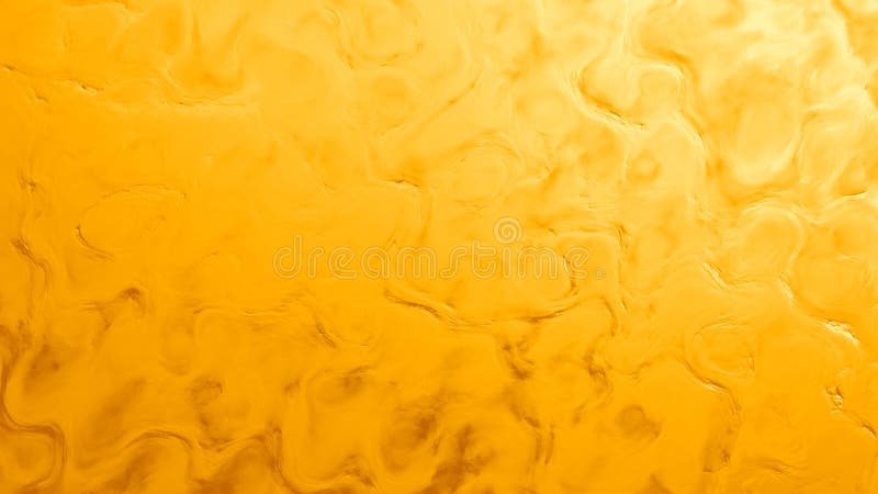 Shining gold orange biological shapes surface backdrop - abstract 3D illustration vector illustration