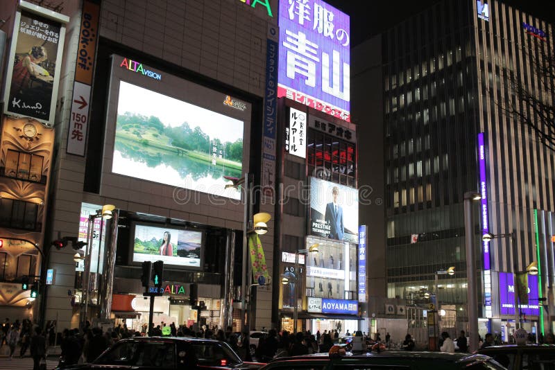 Shinjuku In The Night Japan Editorial Stock Image Image Of Clubs Billboard