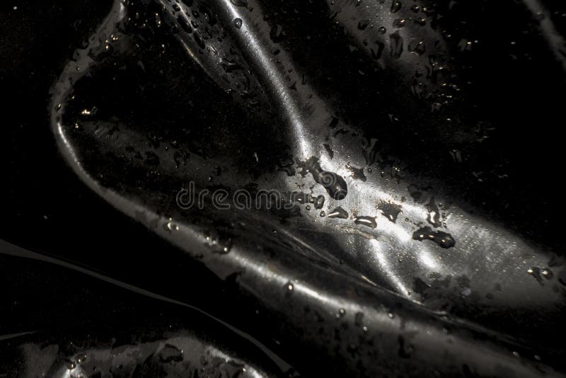 Wet Black Latex Fabric Material Background Texture Stock Image - Image of  background, black: 216972419