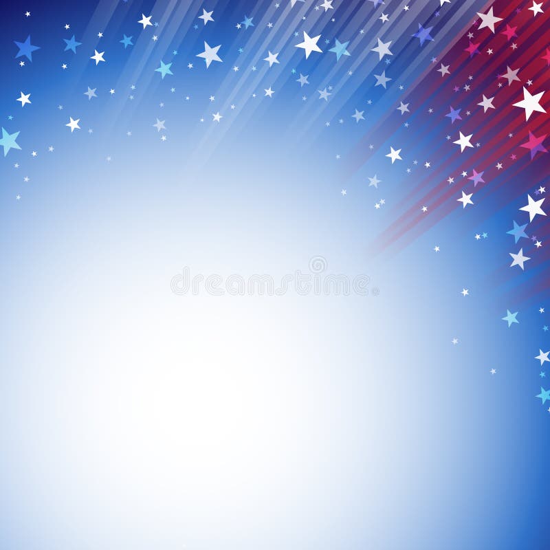Shiny American national flag waving for Fourth of July vector illustration Shiny American national flag waving for Fourth of July vector illustration