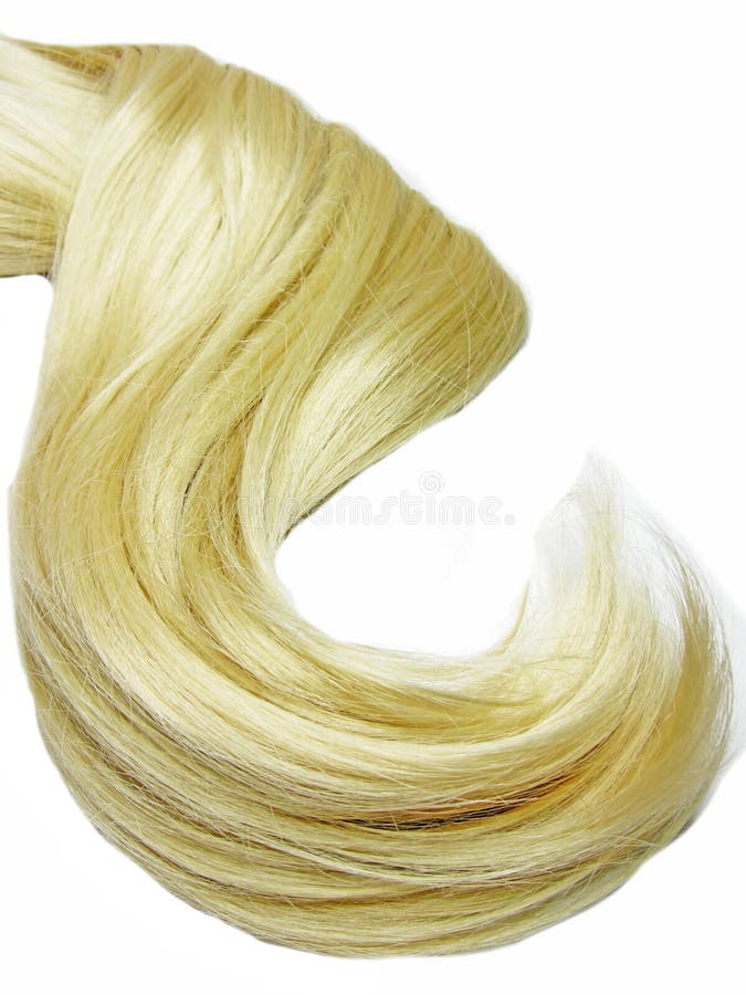 Shiny blond hair texture