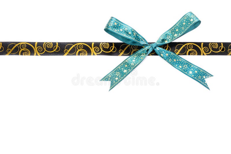 Shiny Brown and Gold Satin Ribbon Stock Photo Image of element, gift 41862536