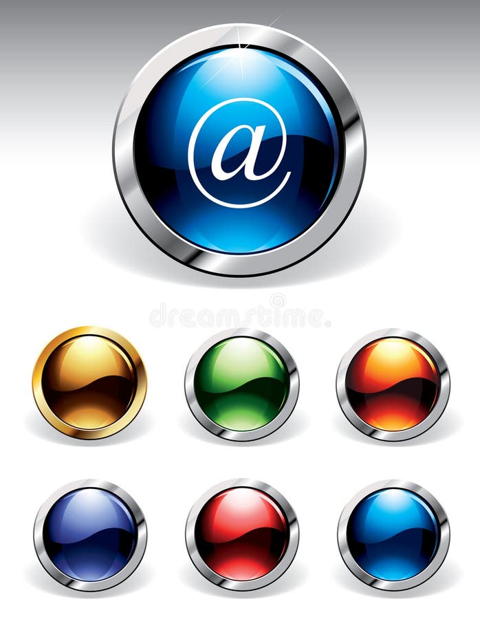 Shiny Buttons stock illustration Shiny Buttons stock illustration