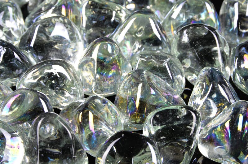 Shiny clear glass stones stock image. Image of turquoise 67661665
