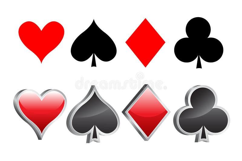 Download Playing Cards, Suits, Hand. Royalty-Free Vector Graphic