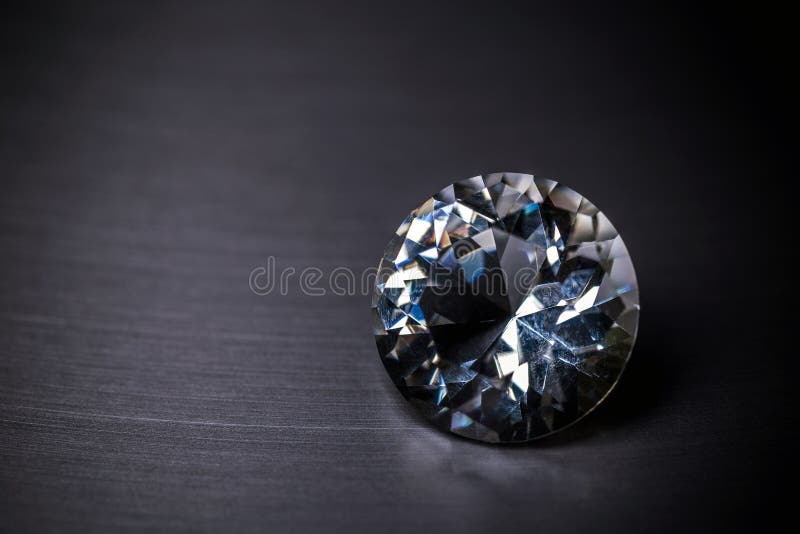 Shiny diamond stock photo. Image of black, object, luxury 62875074