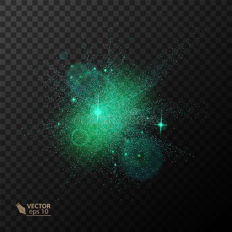 Shiny Glitter, Glow Light Effect Stock Vector Illustration of fantasy