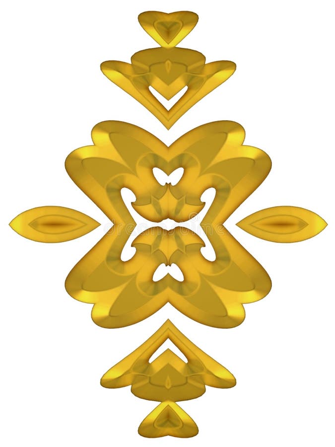 Shiny Gold Decorative Accents Picture. Image 2012295