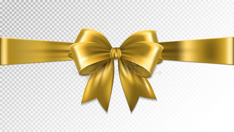 Shiny gold satin ribbon on white background Stock Vector by ©-strizh-  98093102