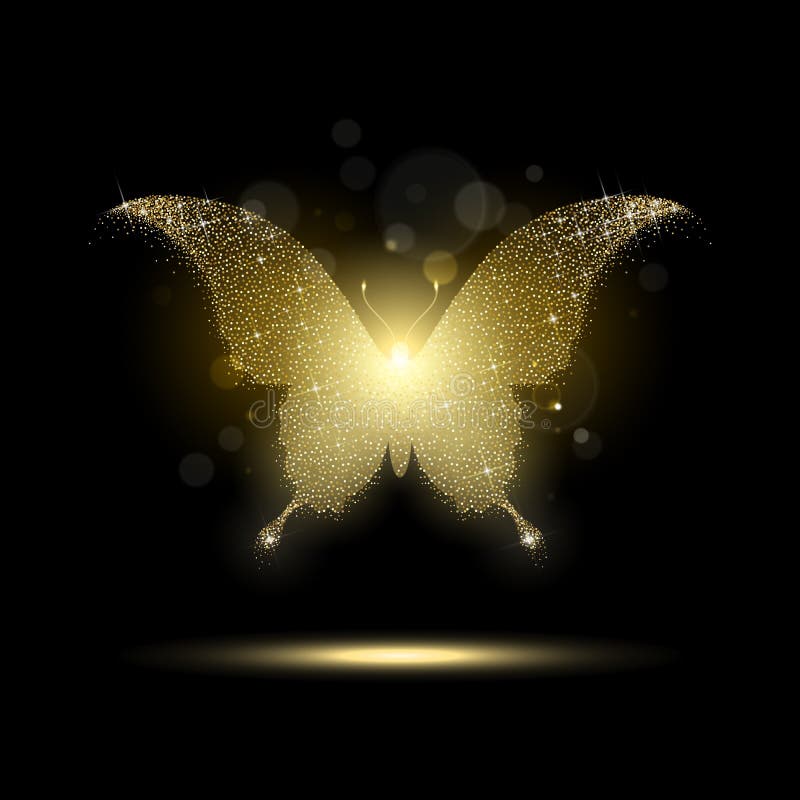 Golden butterfly wallpaper Generate Ai 23440831 Stock Photo at Vecteezy