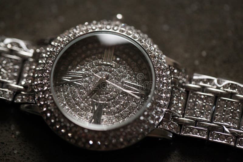 Ladies watch stock photo. Image of female, precision 77677118