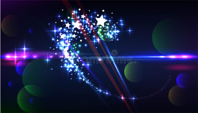 Shiny light and glitter background royalty free illustration