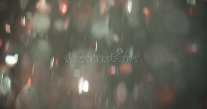 Shiny lights and flickering multi-colored highlights on wall stock video